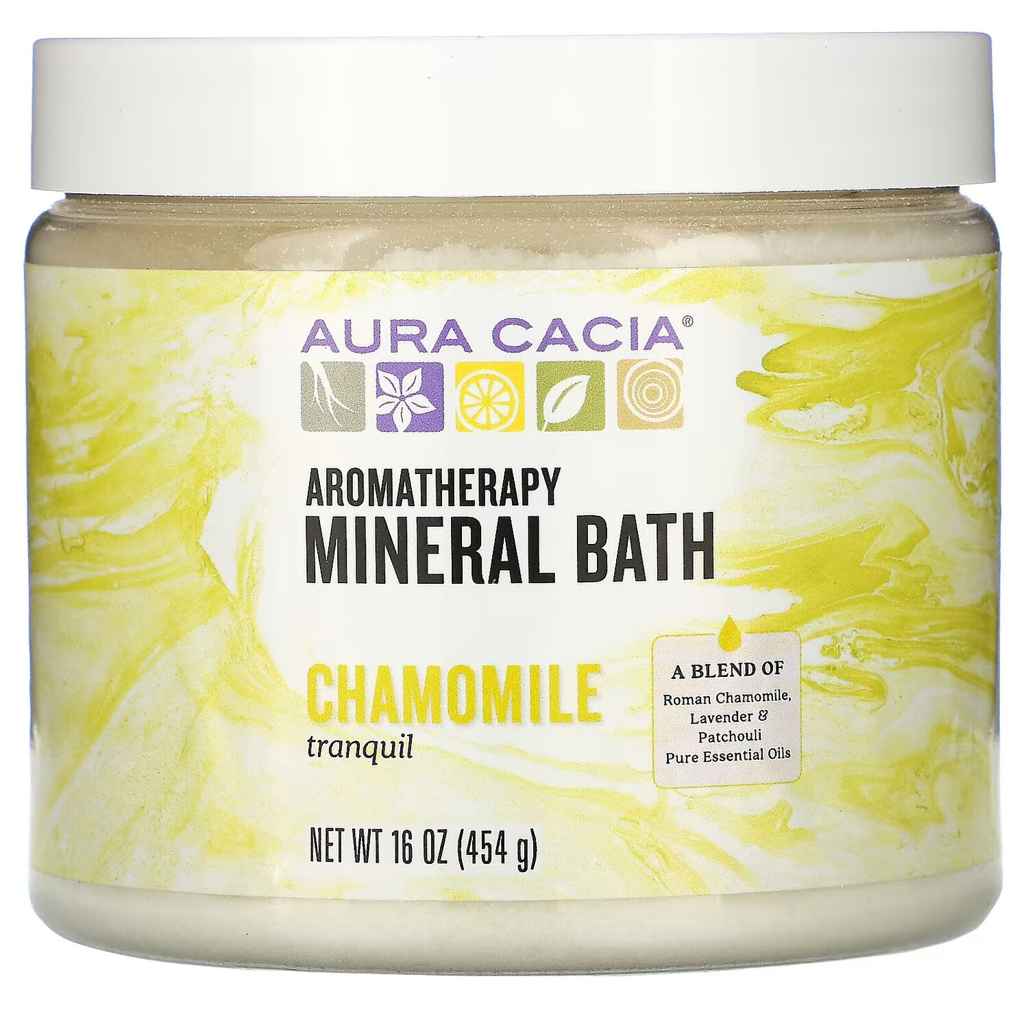Aura Cacia, Ароматерапевтическое средство для ванны с минералами, успокаивающая ромашка, 16 унций (454 г)
Aura Cacia, Ароматерапевтическое средство для ванны с минералами, успокаивающая ромашка, 16 унций (454 г)