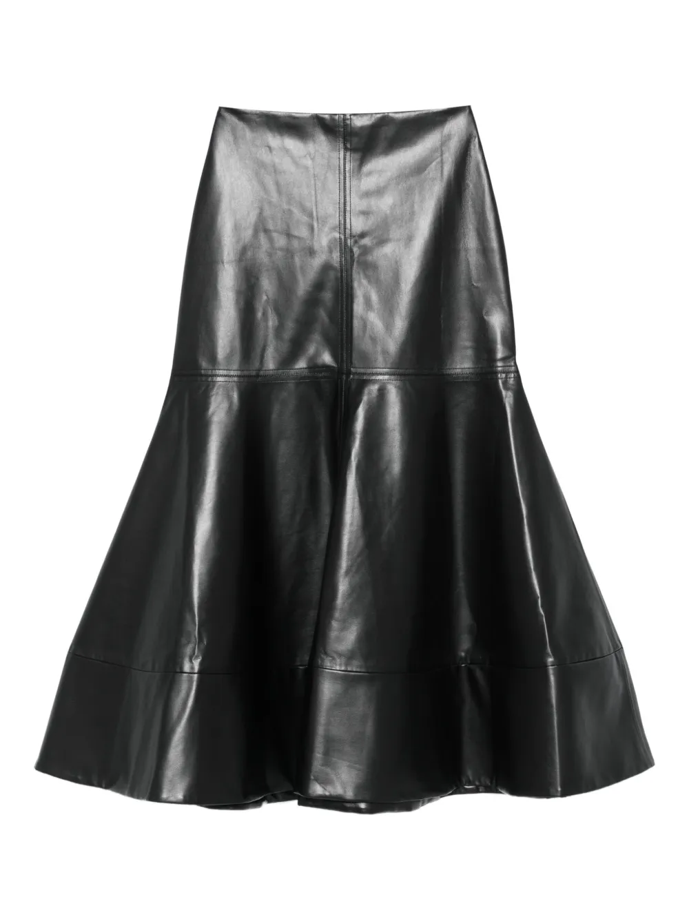 Многоярусная кожаная юбка A.W.A.K.E. Mode, черный
Многоярусная кожаная юбка A.W.A.K.E. Mode, черный