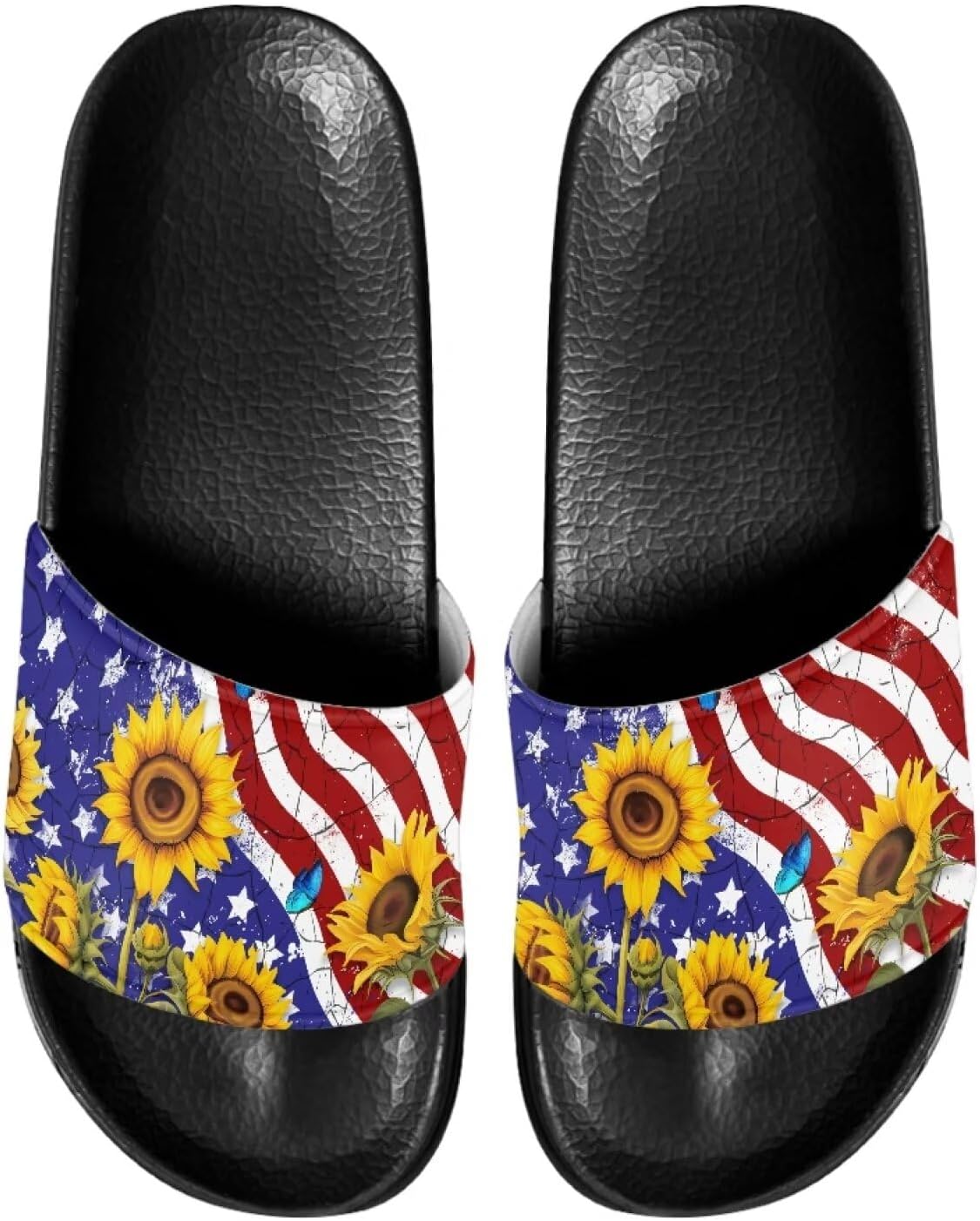Мужские Нескользящие сандалии с ЭВА, шлепанцы для бассейна, дома и пляжа, удобные с открытым носком, на плоской подошве, с одной лентой, для душа, с мягкой кожей Psesaysky, Sunflower American Flag
Мужские Нескользящие сандалии с ЭВА, шлепанцы для бассейна, дома и пляжа, удобные с открытым носком, на плоской подошве, с одной лентой, для душа, с мягкой кожей Psesaysky, Sunflower American Flag