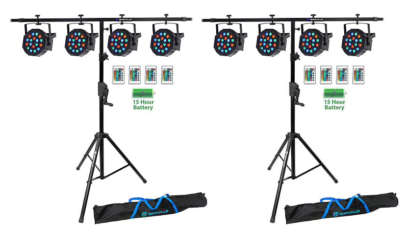 (8) Rockville BATTERY PAR 50 Перезаряжаемые светодиодные прожекторы DMX DJ Wash + Crank Stands (8) BATTERY PAR 50+(2) RVCS2+(2) RCS52
(8) Rockville BATTERY PAR 50 Перезаряжаемые светодиодные прожекторы DMX DJ Wash + Crank Stands (8) BATTERY PAR 50+(2) RVCS2+(2) RCS52