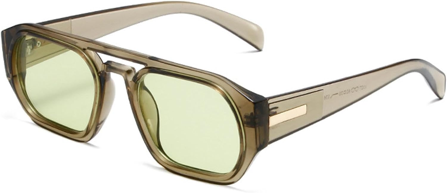 Ретро солнцезащитные очки с двойными перемычками, многоугольные, женские, модные, оранжевые, с защитой от УФ-излучения UV400, мужские, прозрачные с градиентом generic, Green Green
Ретро солнцезащитные очки с двойными перемычками, многоугольные, женские, модные, оранжевые, с защитой от УФ-излучения UV400, мужские, прозрачные с градиентом generic, Green Green