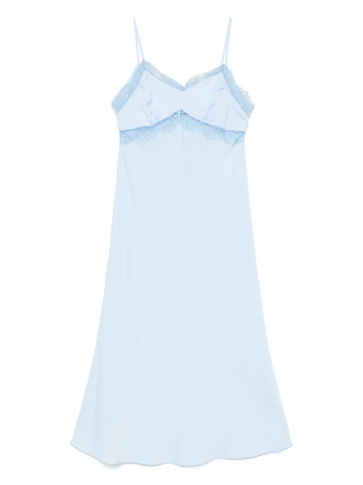 Платье миди с кружевной отделкой Vivetta, синий
Платье миди с кружевной отделкой Vivetta, синий