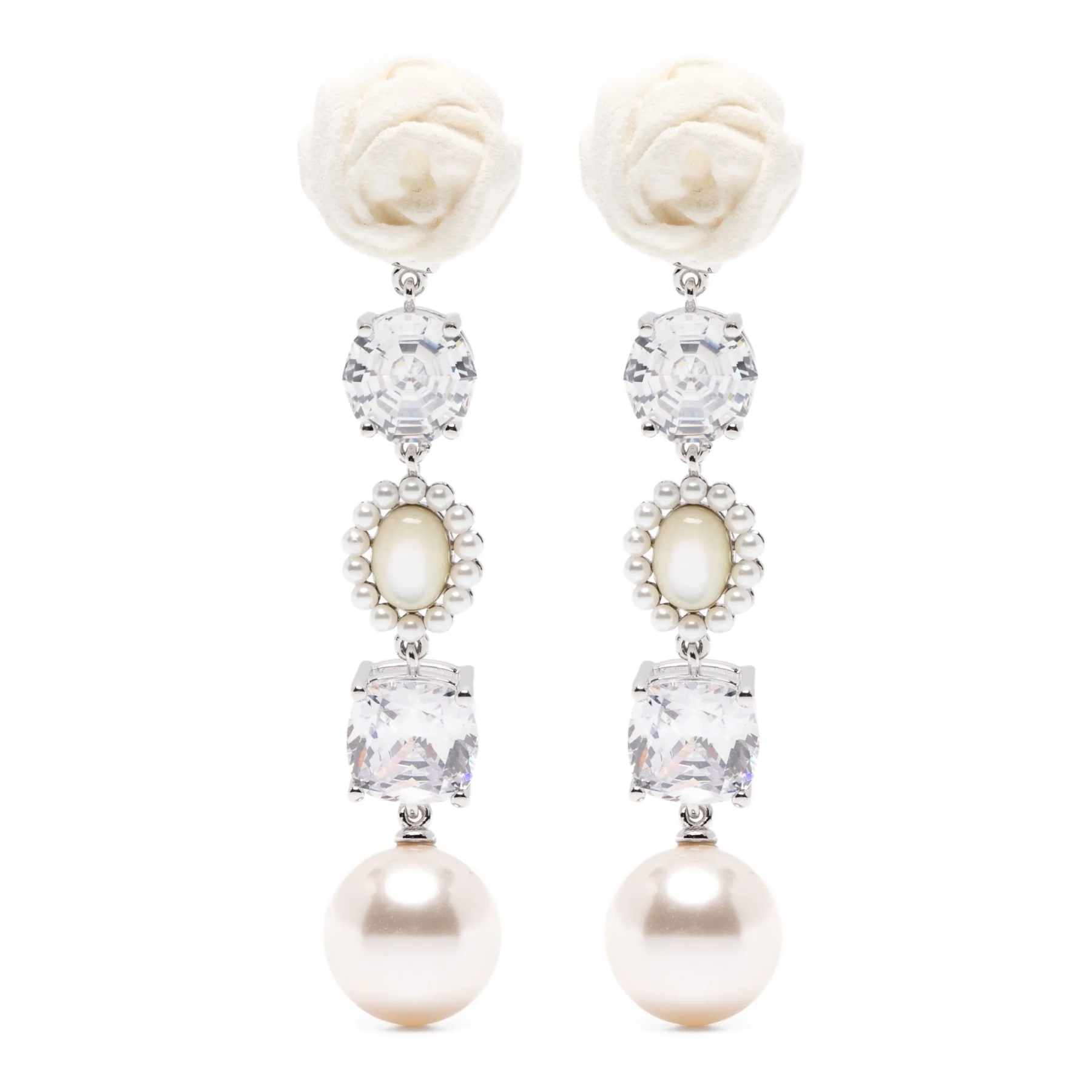 Серьги-подвески с жемчугом и кристаллами SHUSHU/TONG, белый/розовый
Серьги-подвески с жемчугом и кристаллами SHUSHU/TONG, белый/розовый