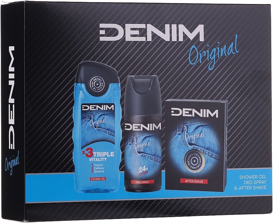 Парфюмерный набор Denim Original, 3 предмета
Парфюмерный набор Denim Original, 3 предмета