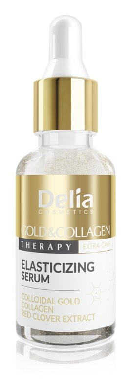 Сыворотка повышает эластичность кожи Delia Cosmetics Gold & Collagen Therapy
Сыворотка повышает эластичность кожи Delia Cosmetics Gold & Collagen Therapy