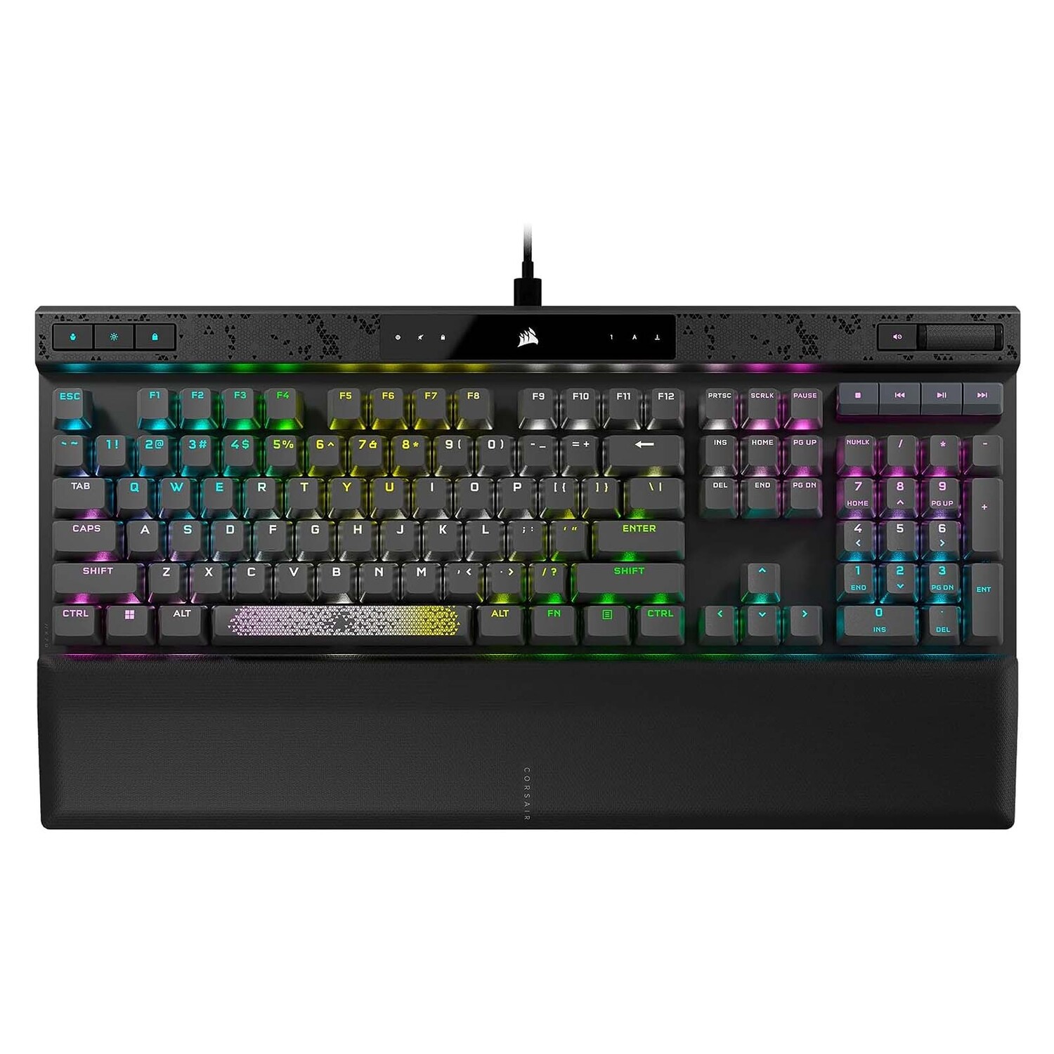 Игровая клавиатура Corsair K70 Max, Corsair MGX, черный, английская раскладка 
Игровая клавиатура Corsair K70 Max, Corsair MGX, черный, английская раскладка