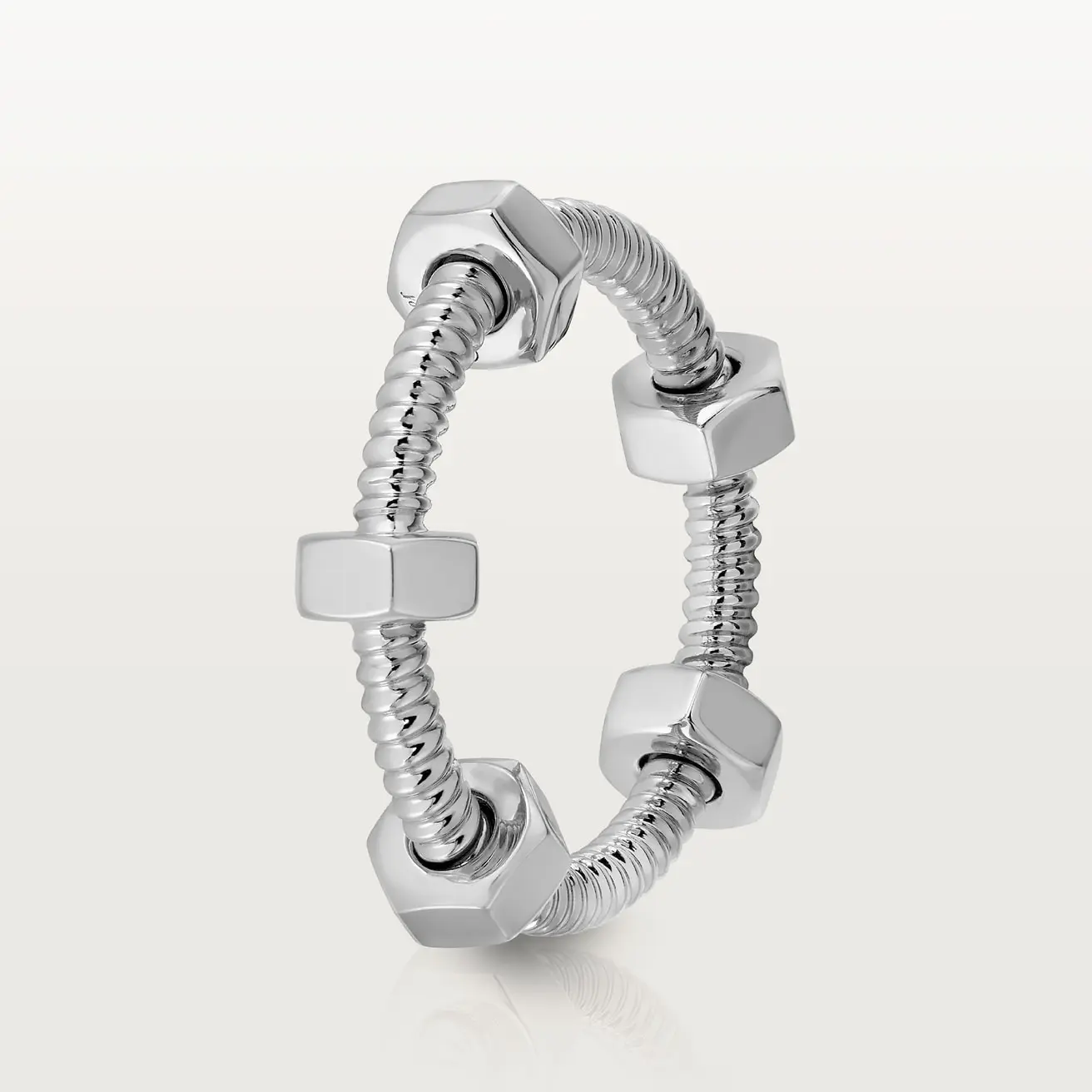 Кольцо Cartier Ecrou de Cartier, белое золото 
Кольцо Cartier Ecrou de Cartier, белое золото