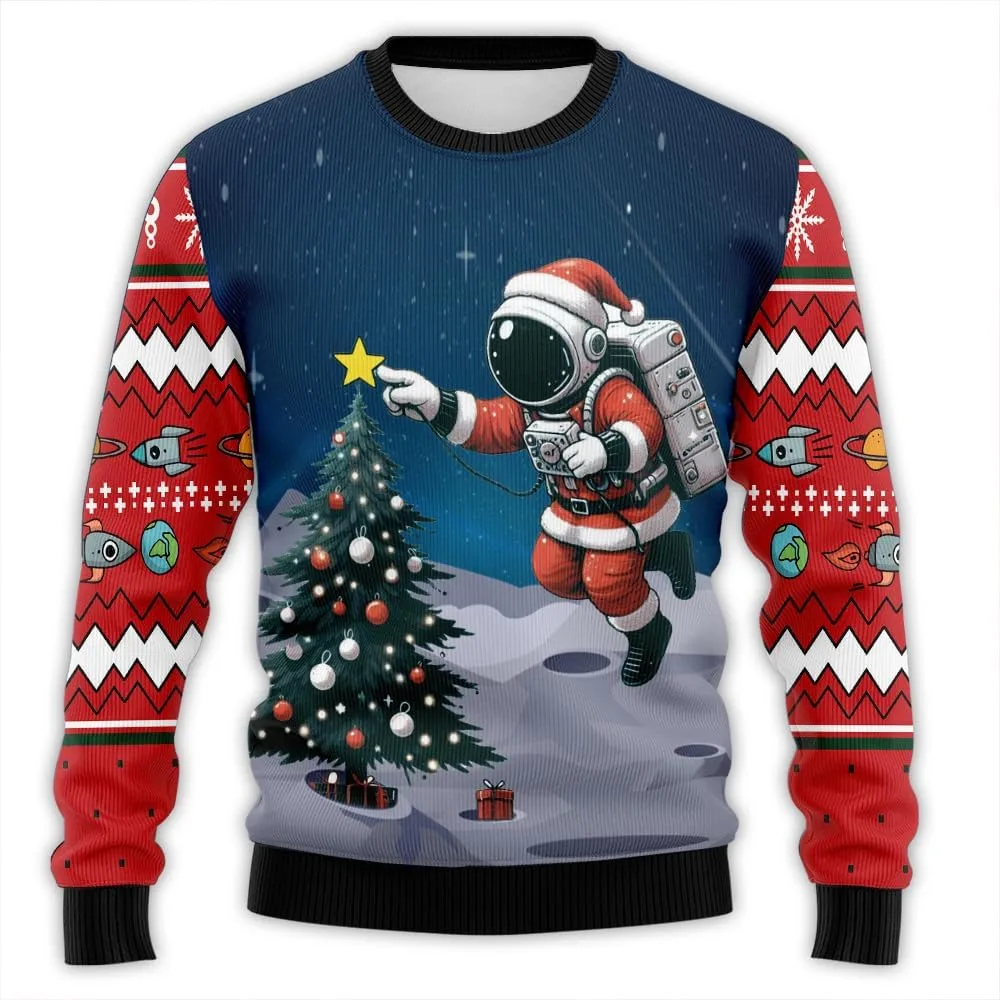 Свитер Ugly Christmas с астронавтом для мужчин и женщин, Holiday Sweatshirt PA14 HANZSPROUT
Свитер Ugly Christmas с астронавтом для мужчин и женщин, Holiday Sweatshirt PA14 HANZSPROUT