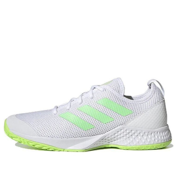 Кроссовки courtflash 'white beam green' Adidas, белый
Кроссовки courtflash 'white beam green' Adidas, белый