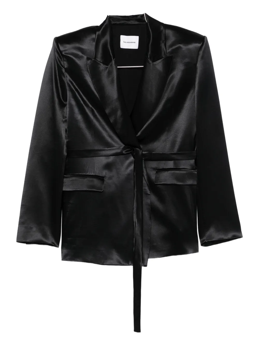 Жакет с поясом на талии и карманами The Andamane, черный
Жакет с поясом на талии и карманами The Andamane, черный