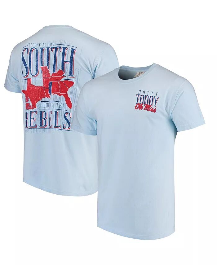 Мужская светло-голубая футболка Ole Miss Rebels Welcome to the South Comfort Colors Image One
Мужская светло-голубая футболка Ole Miss Rebels Welcome to the South Comfort Colors Image One