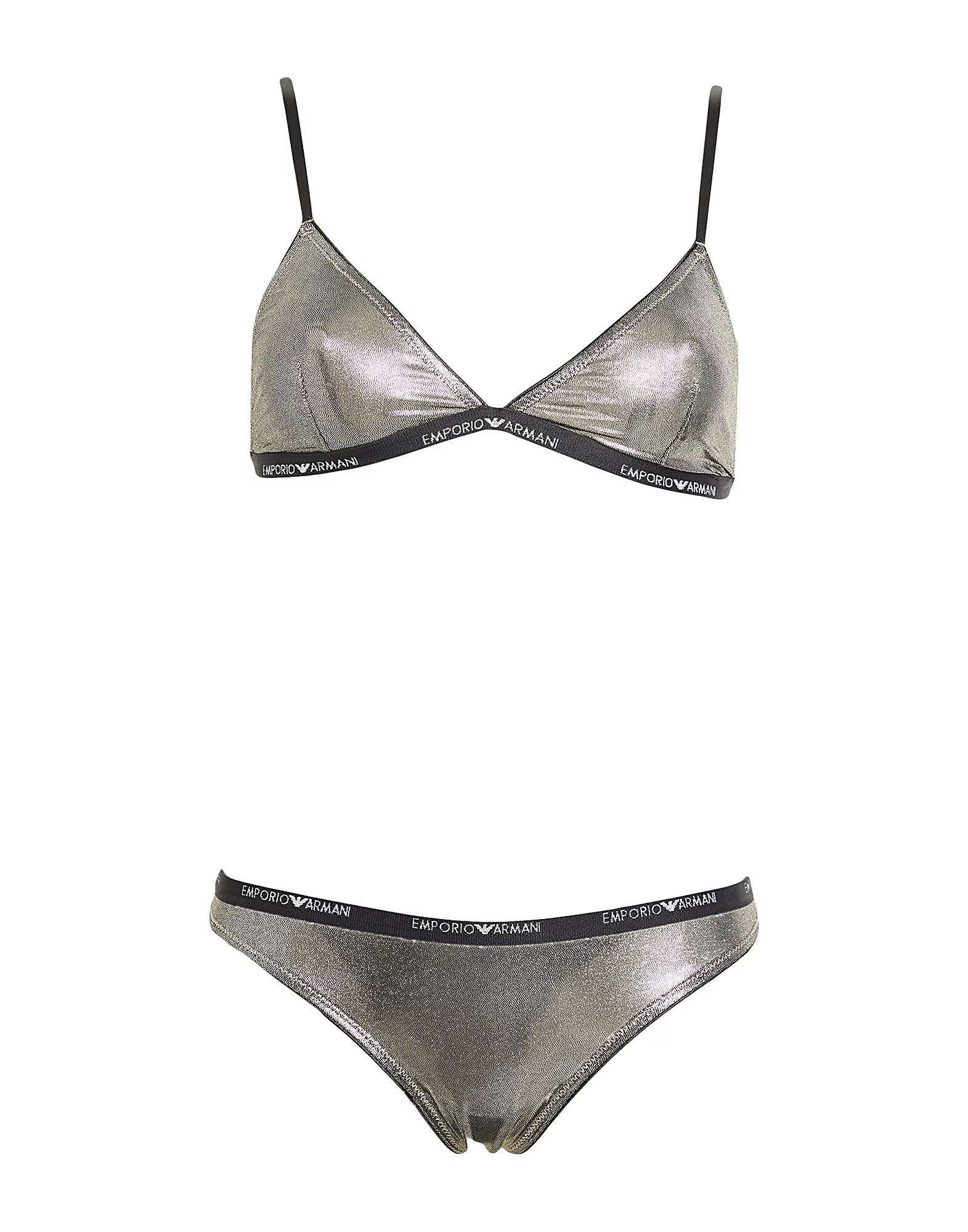 Комплект нижнего белья Giorgio Armani, платиновый
Комплект нижнего белья Giorgio Armani, платиновый