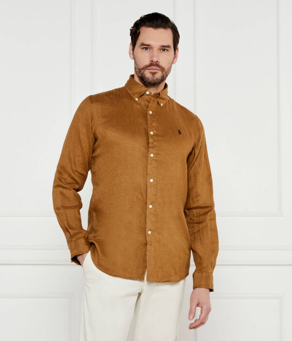 Рубашка мужская Polo Ralph Lauren льняная с логотипом, коричневый
Рубашка мужская Polo Ralph Lauren льняная с логотипом, коричневый