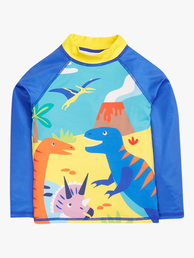 Детский защитный рашгард с длинным рукавом Sun Safe Dinosaur Frugi, Blue
Детский защитный рашгард с длинным рукавом Sun Safe Dinosaur Frugi, Blue
