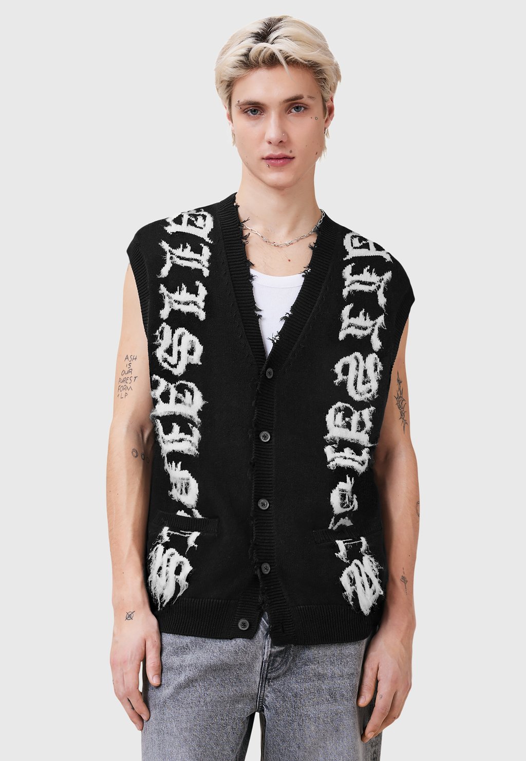 Кардиган AllSaints, черный 
Кардиган AllSaints, черный