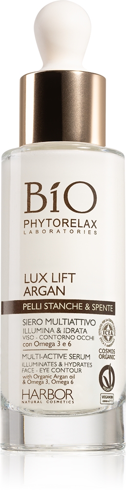 Многофункциональная сыворотка Lux Lift Argan для сияния и увлажнения Phytorelax Laboratories, 30 мл
Многофункциональная сыворотка Lux Lift Argan для сияния и увлажнения Phytorelax Laboratories, 30 мл