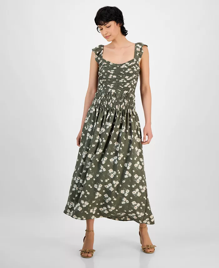 Женское платье миди с присборенными рукавами-крылышками And Now This, зеленый
Женское платье миди с присборенными рукавами-крылышками And Now This, зеленый