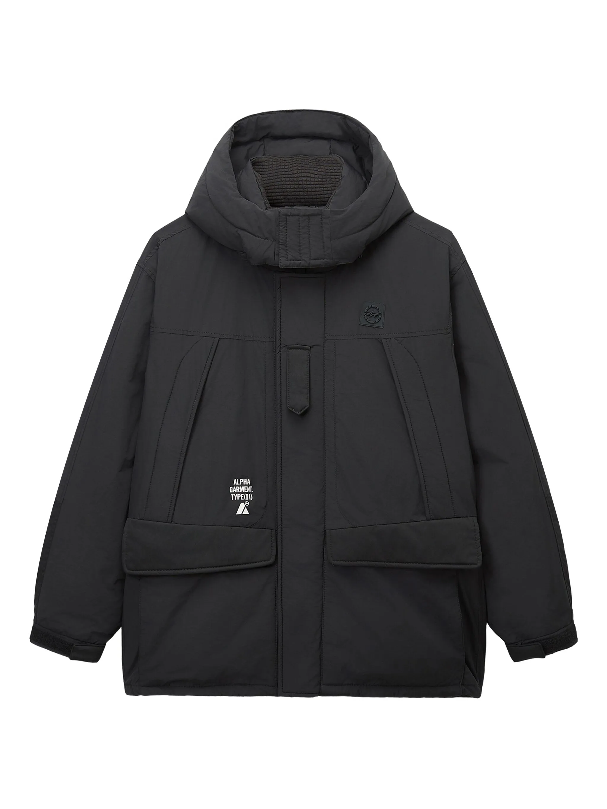 Пуховик с капюшоном Alpha Industries, черный
Пуховик с капюшоном Alpha Industries, черный