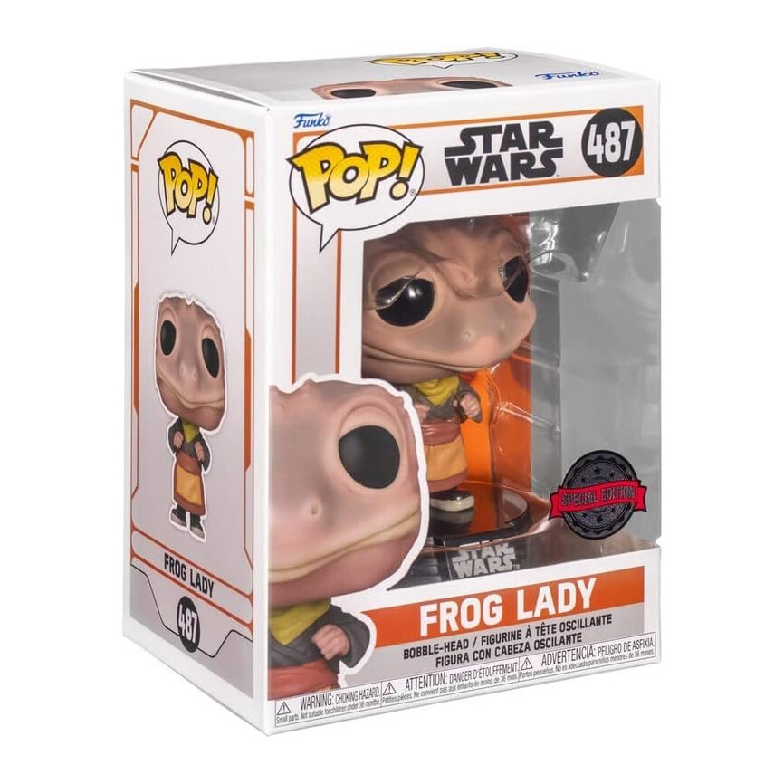 Фигурка Funko Pop! Star Wars The Mandalorian Frog Lady Special Edition
Фигурка Funko Pop! Star Wars The Mandalorian Frog Lady Special Edition