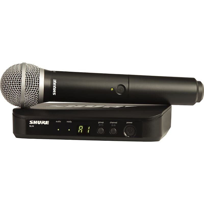 Микрофон Shure BLX24/PG58 Wireless Handheld Microphone System with PG58 Capsule (J11: 596 to 616 MHz)
Микрофон Shure BLX24/PG58 Wireless Handheld Microphone System with PG58 Capsule (J11: 596 to 616 MHz)