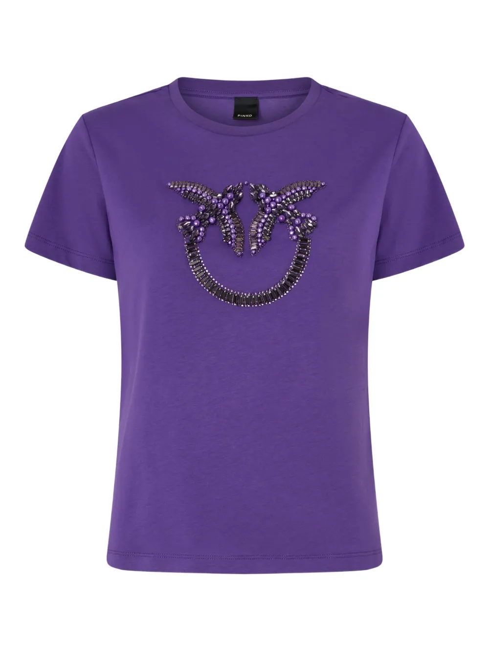 Футболка, украшенная бисером PINKO, фиолетовый
Футболка, украшенная бисером PINKO, фиолетовый