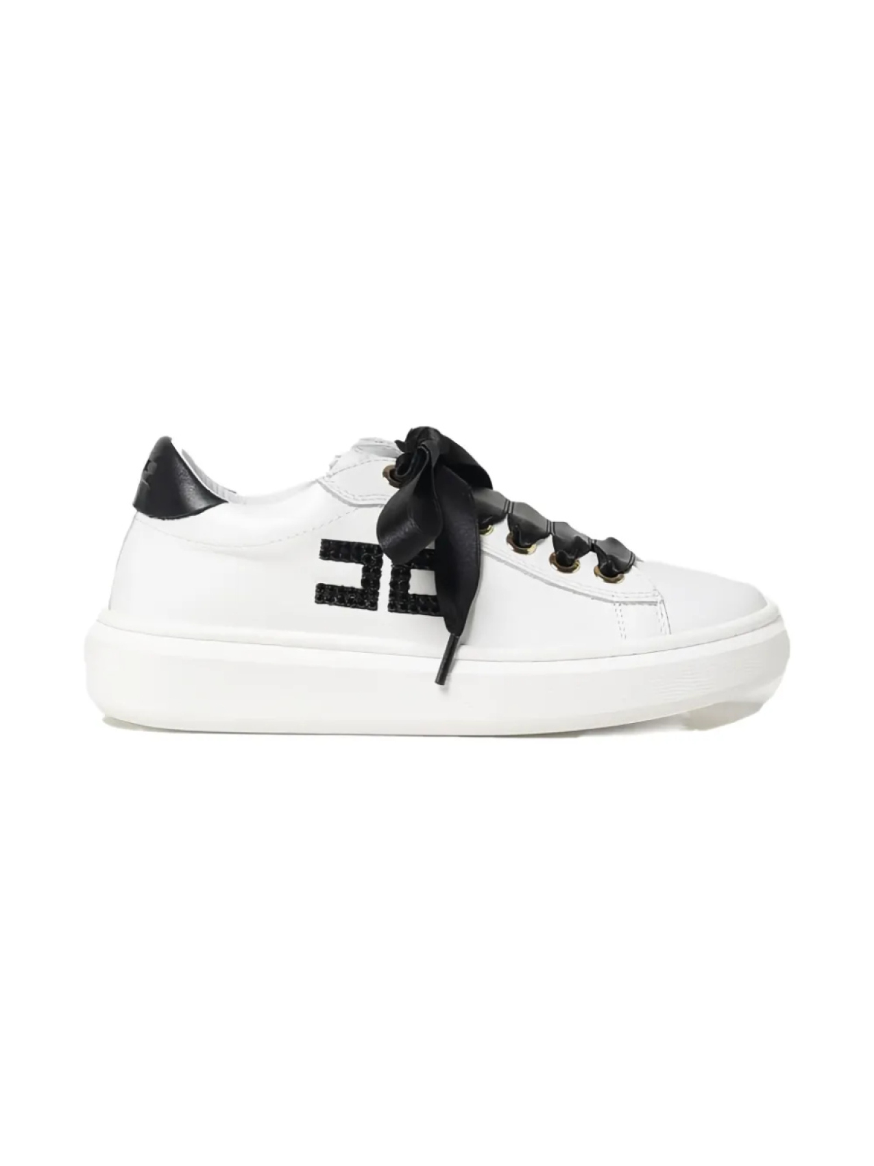 Кожаные кроссовки на шнуровке Elisabetta Franchi Kids, белый
Кожаные кроссовки на шнуровке Elisabetta Franchi Kids, белый