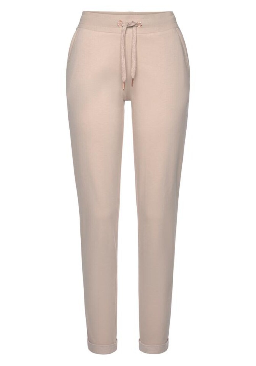 Зауженные брюки Lascana, нюд 
Зауженные брюки Lascana, нюд