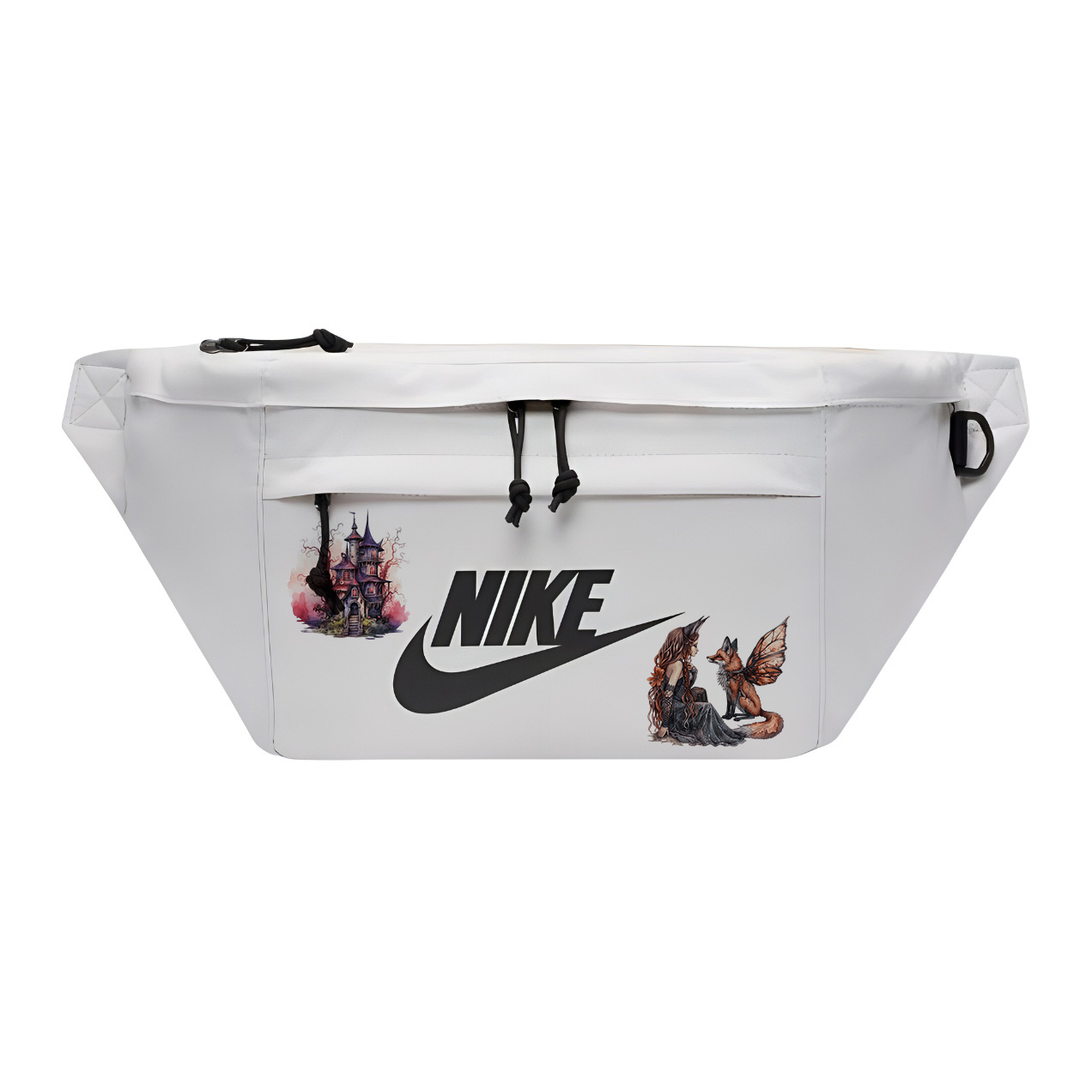 Nike Одноплечевая набедренная сумка через плечо унисекс белая, Sylveon Fox
Nike Одноплечевая набедренная сумка через плечо унисекс белая, Sylveon Fox