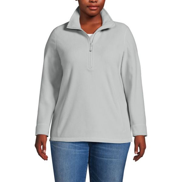 Флисовая туника-пуловер больших размеров с застежкой-молнией на четверть оборота для любой погоды Lands' End, цвет light fog
Флисовая туника-пуловер больших размеров с застежкой-молнией на четверть оборота для любой погоды Lands' End, цвет light fog