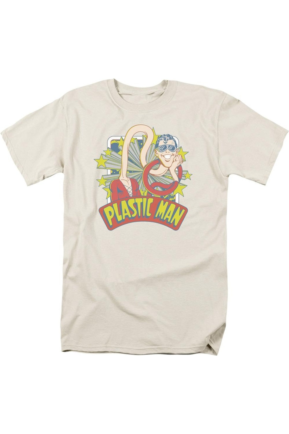 Футболка с коротким рукавом для взрослых с изображением звезд из комиксов DC Gildan, кремовый
Футболка с коротким рукавом для взрослых с изображением звезд из комиксов DC Gildan, кремовый