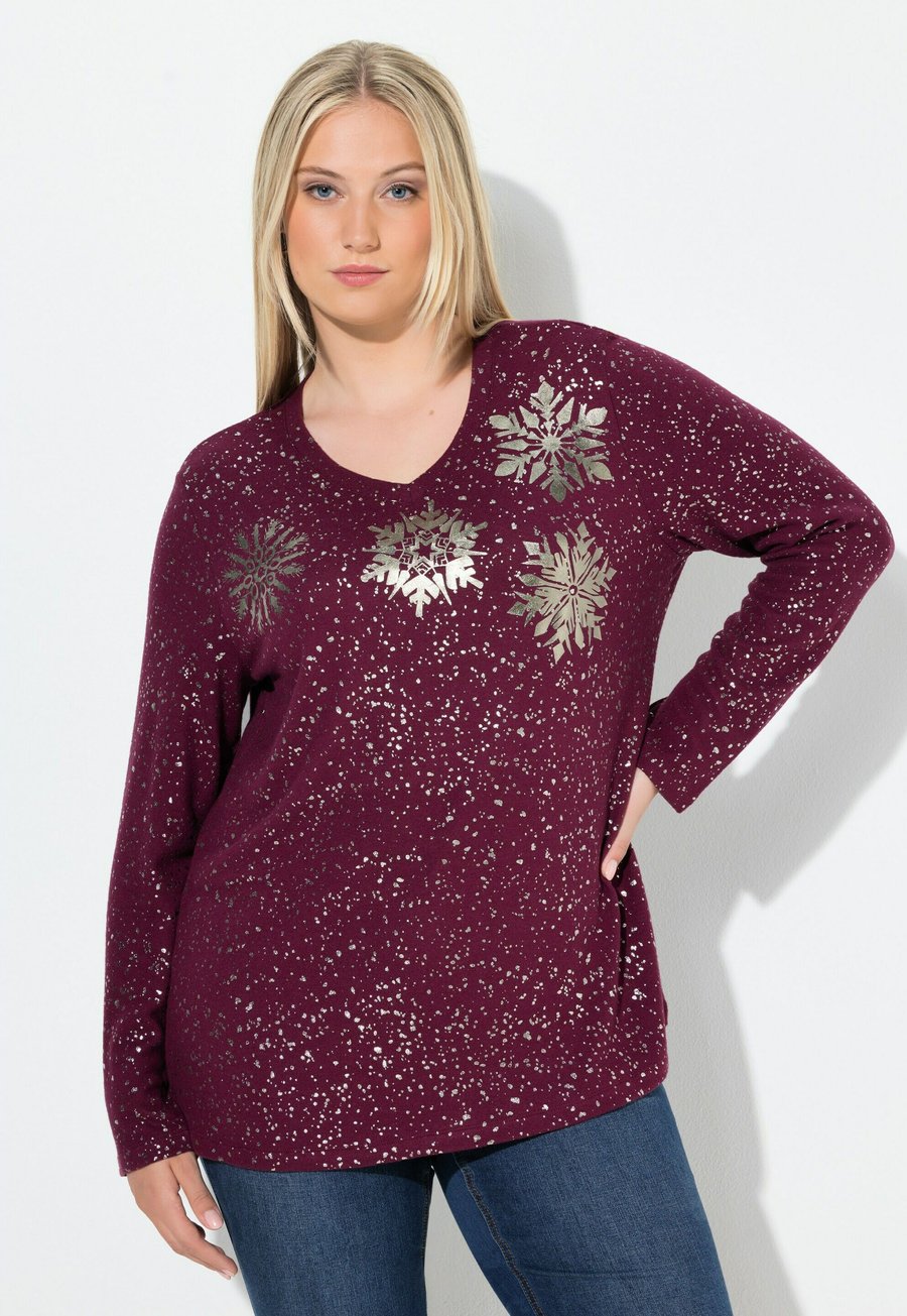 Джемпер Ulla Popken DRUCK V-AUSSCHNITT LANGARM, Dark Claret/Berry
Джемпер Ulla Popken DRUCK V-AUSSCHNITT LANGARM, Dark Claret/Berry