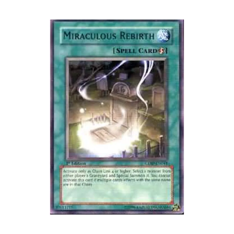 CCG Чудесное возрождение (редкое), Yu-Gi-Oh - Cyberdark Impact - Singles 
CCG Чудесное возрождение (редкое), Yu-Gi-Oh - Cyberdark Impact - Singles