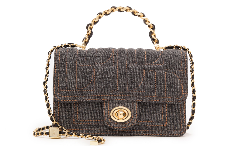 ELLE Тканевая маленькая квадратная сумка Handbag Regular Women's Blue/Black
ELLE Тканевая маленькая квадратная сумка Handbag Regular Women's Blue/Black