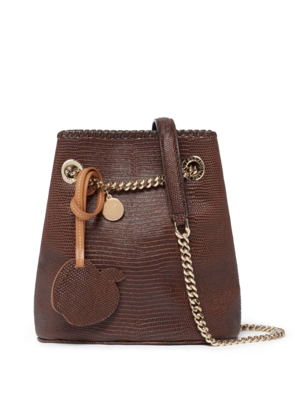 Stella McCartney сумка-ведро Falabella, коричневый
Stella McCartney сумка-ведро Falabella, коричневый