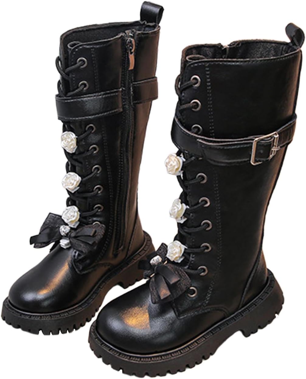 Детские сапоги для верховой езды средней высоты с боковой молнией, на шнуровке, водонепроницаемые, из искусственной кожи, высокие, зимние, с бантом Generic, черный
Детские сапоги для верховой езды средней высоты с боковой молнией, на шнуровке, водонепроницаемые, из искусственной кожи, высокие, зимние, с бантом Generic, черный