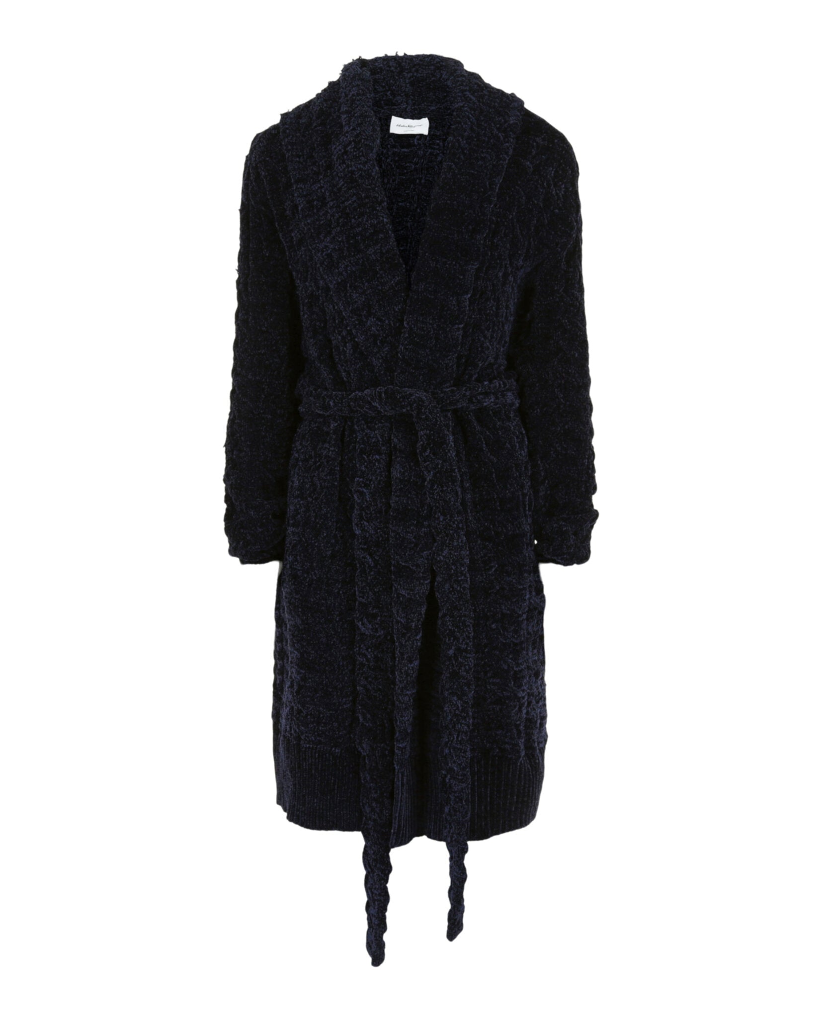 Кардиган из шенилловой пряжи Salvatore Ferragamo, черный
Кардиган из шенилловой пряжи Salvatore Ferragamo, черный