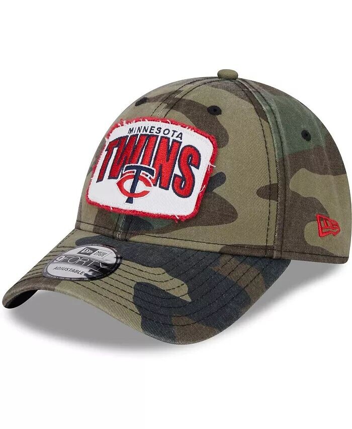 Мужская регулируемая кепка с камуфляжным принтом Minnesota Twins Gameday 9FORTY New Era, зеленый
Мужская регулируемая кепка с камуфляжным принтом Minnesota Twins Gameday 9FORTY New Era, зеленый