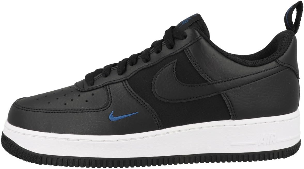 Кроссовки унисекс Nike Air Force 1 '07, белый/черный/синий
Кроссовки унисекс Nike Air Force 1 '07, белый/черный/синий