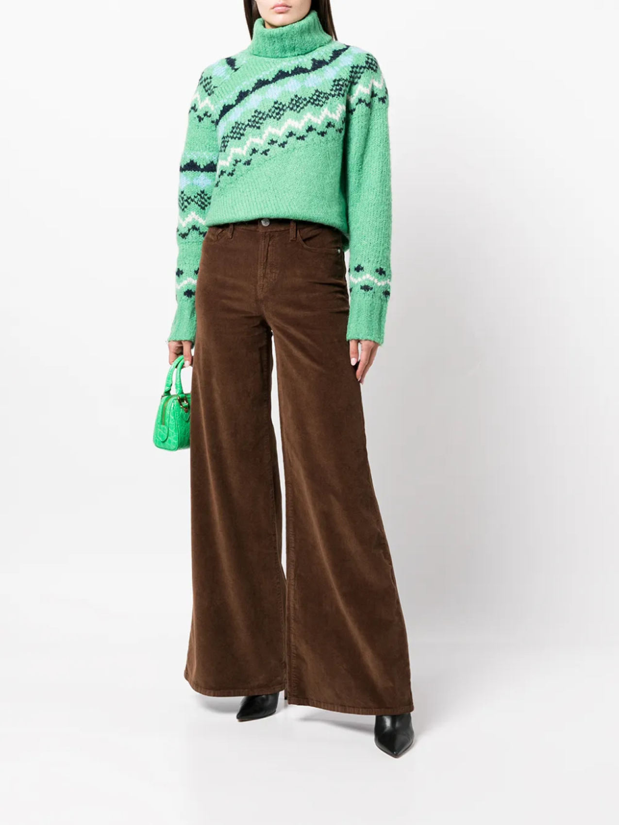 FRAME брюки Le Palazzo широкого кроя, коричневый
FRAME брюки Le Palazzo широкого кроя, коричневый