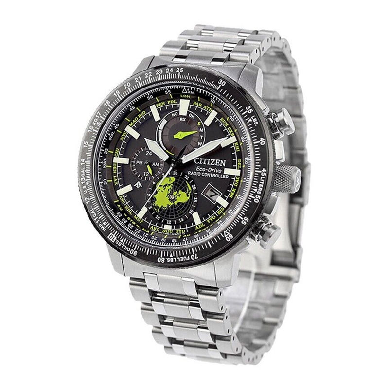 CITIZEN Часы Quartz Movement Metal Stainless Steel Strap Watch 46mm Men's Watch Black Dial, Black Dial 
CITIZEN Часы Quartz Movement Metal Stainless Steel Strap Watch 46mm Men's Watch Black Dial, Black Dial