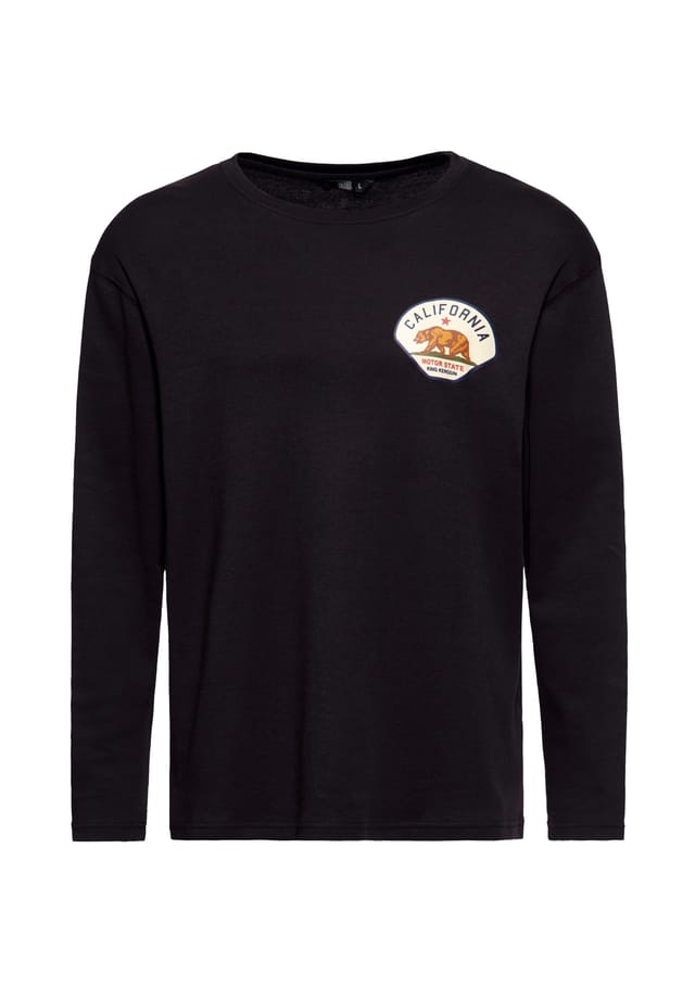 Рубашка с длинными рукавами и принтом на груди California Motor State King Kerosin, черный
Рубашка с длинными рукавами и принтом на груди California Motor State King Kerosin, черный