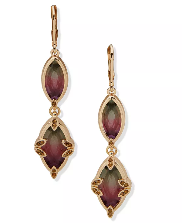 Двойные серьги из стекла и смоляных камней Lonna & Lilly, multi
Двойные серьги из стекла и смоляных камней Lonna & Lilly, multi