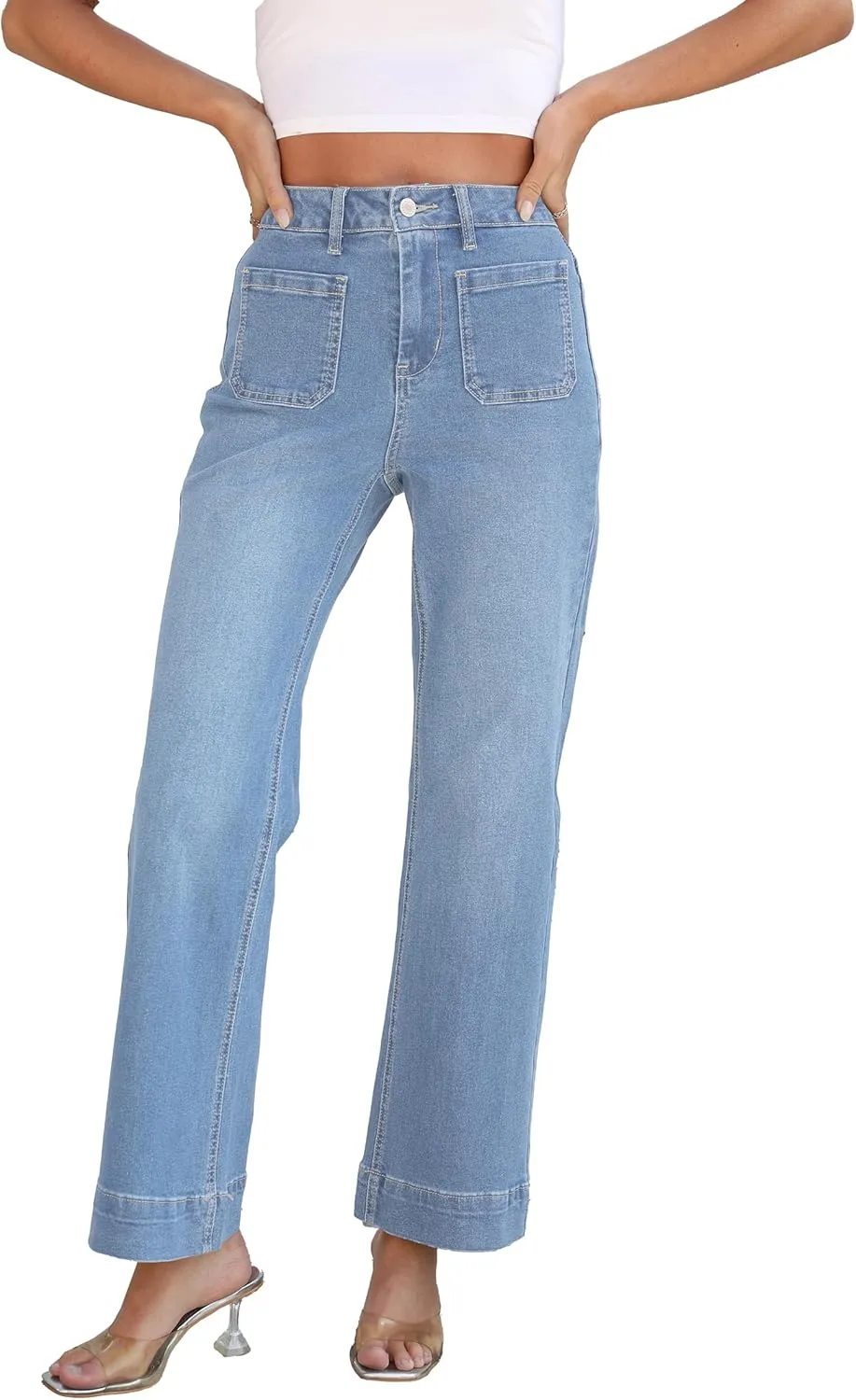 Женские джинсы Wide Leg с высокой посадкой и карманами Lunaaevi
Женские джинсы Wide Leg с высокой посадкой и карманами Lunaaevi