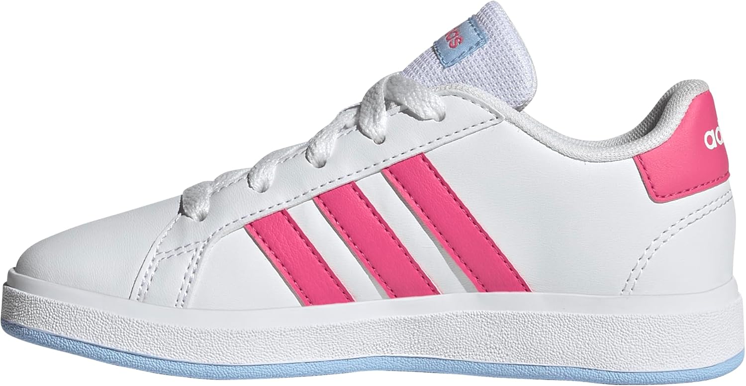 Детские кроссовки Adidas Grand Court 2.0 унисекс с эластичными шнурками и ремешком, белый/синий
Детские кроссовки Adidas Grand Court 2.0 унисекс с эластичными шнурками и ремешком, белый/синий