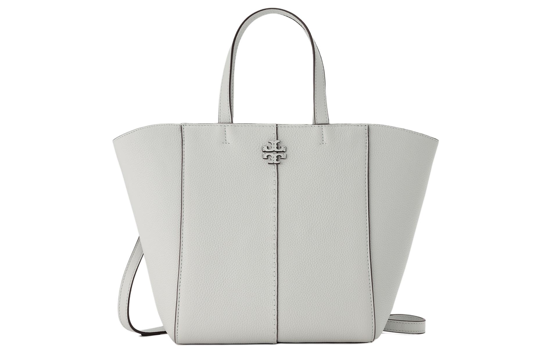Сумка-шоппер McGraw Litchi из зернистой кожи с наплечным и перекрестным ремнем, женская, перьево-серый TORY BURCH
Сумка-шоппер McGraw Litchi из зернистой кожи с наплечным и перекрестным ремнем, женская, перьево-серый TORY BURCH
