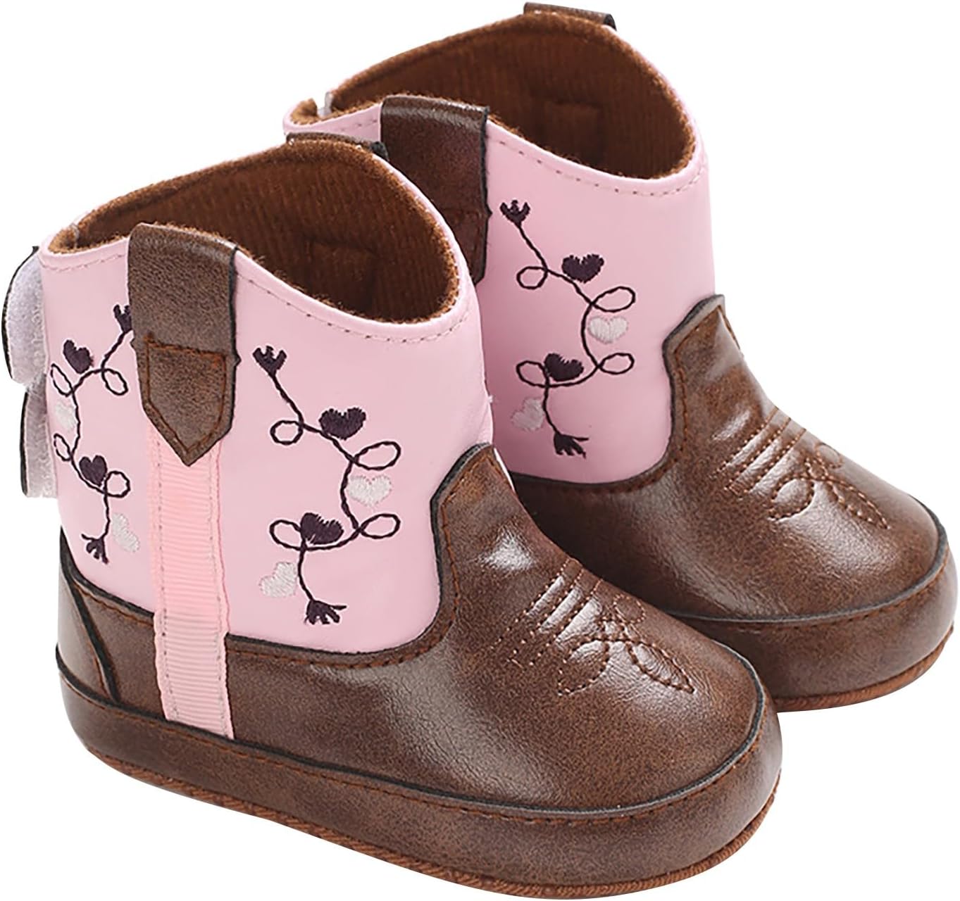 Кожаные мягкие ковбойские сапожки для малышей, мальчиков и девочек, новорожденных, для кроватки, незаношенные, с нескользящей подошвой Generic, 1-Pink
Кожаные мягкие ковбойские сапожки для малышей, мальчиков и девочек, новорожденных, для кроватки, незаношенные, с нескользящей подошвой Generic, 1-Pink