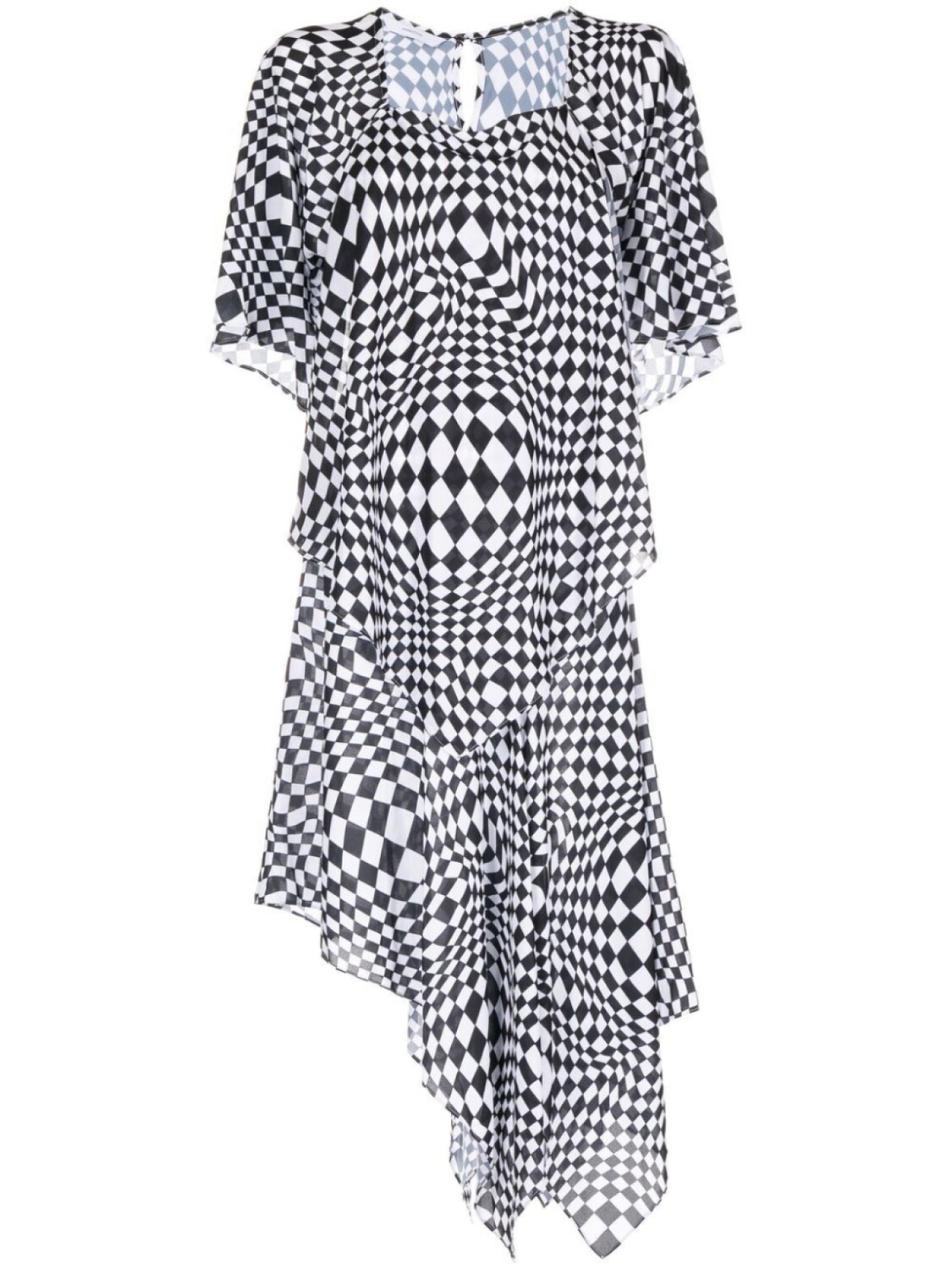 Платье асимметричного кроя с геометричным принтом pushBUTTON, черный
Платье асимметричного кроя с геометричным принтом pushBUTTON, черный