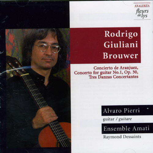CD диск Rodrigo / Giuliani / Brouwer / Pierri / Dessaints: Con Aranjuez/Con GTR 1/Con Tres D
CD диск Rodrigo / Giuliani / Brouwer / Pierri / Dessaints: Con Aranjuez/Con GTR 1/Con Tres D