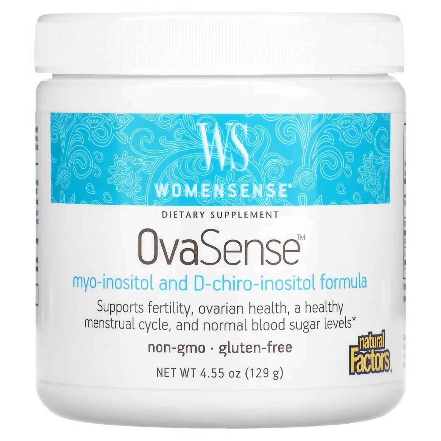 Natural Factors Womensense PCOSense, 129 г
Natural Factors Womensense PCOSense, 129 г
