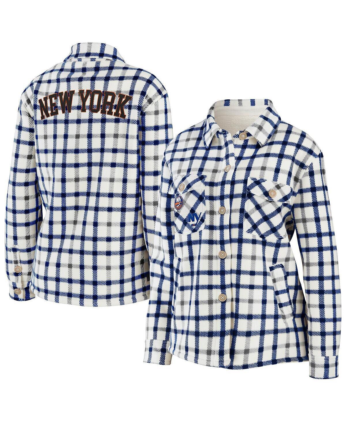Женская овсяная куртка-рубашка на пуговицах в клетку New York Islanders WEAR by Erin Andrews
Женская овсяная куртка-рубашка на пуговицах в клетку New York Islanders WEAR by Erin Andrews